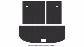 Interior mats for the Kia Telluride 2019-… I generation US Crossover 7-seater - Фото 2