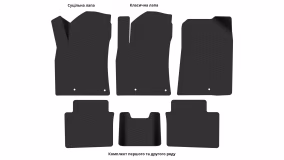Interior mats for the Kia Forte (BD) 2018-2021 IV generation US Sedan - Фото 3