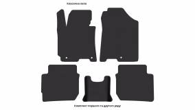 Interior mats for the Kia Cerato (YD) 2012-2018 III generation EU Hatchback - Фото 2