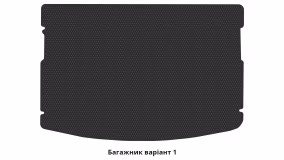 Interior mats for the Kia Rio (YB) 2017-2023 IV generation KR Hatchback - Фото 3