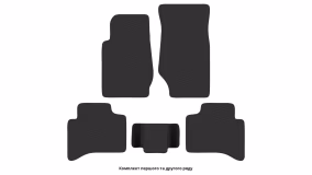 Interior mats for the Kia Sportage (JA) 1993-2002 I generation EU Crossover - Фото 2