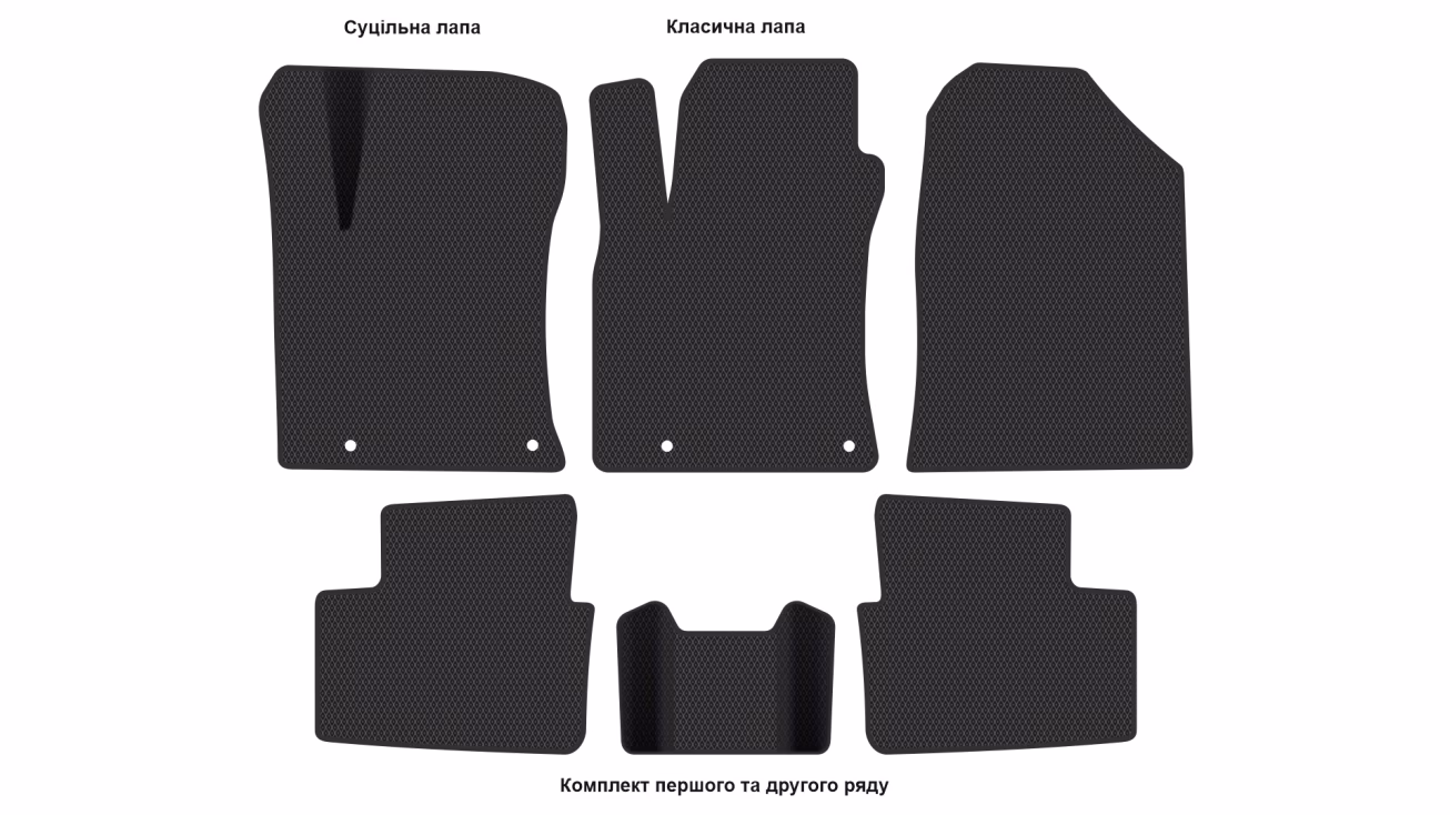 Interior mats for the Kia Ceed (CD) 2021-… III generation EU Universal restyling - Фото 2