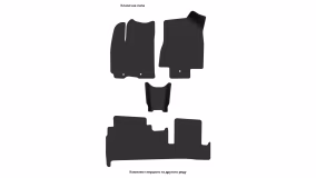Interior mats for the Kia Ray 2011-… I generation Hatchback - Фото 2