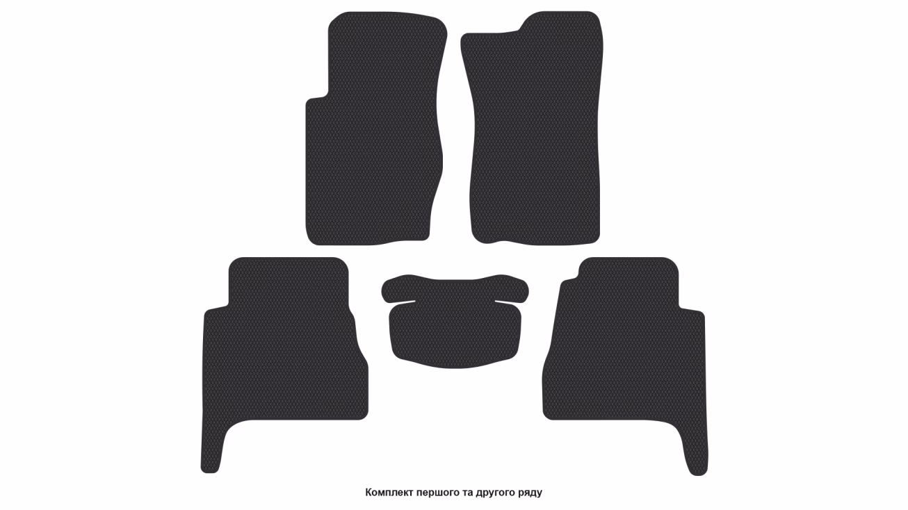 Interior mats for the Kia Grand Sportage (JA) 1994-2002 I generation EU Crossover Long - Фото 2