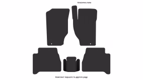 Interior mats for the Kia Sorento (BL) 2002-2009 I generation Crossover right-hand - Фото 2