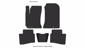 Interior mats for the Kia Forte 2008-2012 II generation US Hatchback - Фото 2