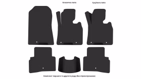 Interior mats for the Kia Sportage (QL) 2015-2021 IV generation EU Crossover right-hand - Фото 5
