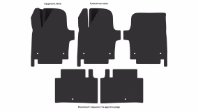 Interior mats for the Kia EV6 2021-… I generation EU Crossover - Фото 5
