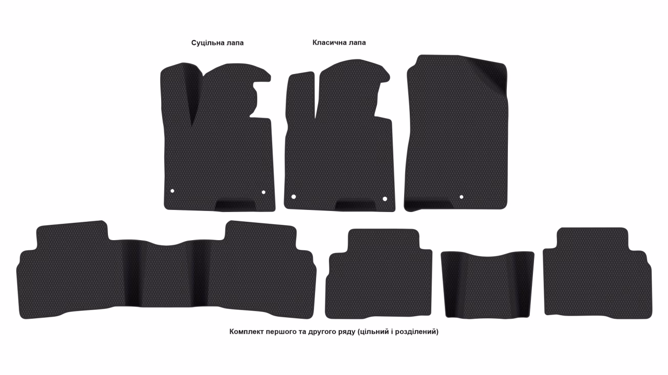 Interior mats for the Kia Sportage (NQ5) 2021-… V generation US Crossover Long - Фото 2