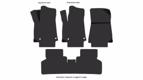 Interior mats for the Kia Niro (SG2) 2022-… II generation Crossover Electro - Фото 4