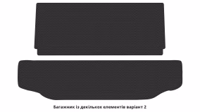 Interior mats for the Kia Sorento (BL) 2002-2009 I generation Crossover 7-seater - Фото 4