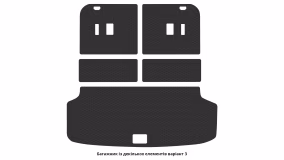 Interior mats for the Kia EV9 2023-… I generation EU Crossover 6-seater - Фото 6
