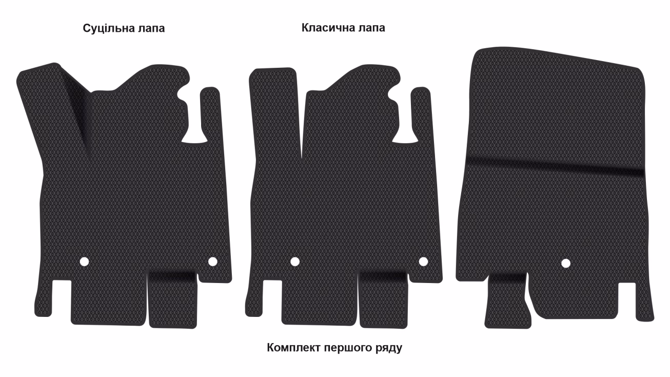 Interior mats for the Kia Carnival (KA4) 2020-… IV generation EU Minivan 8-seater - Фото 2