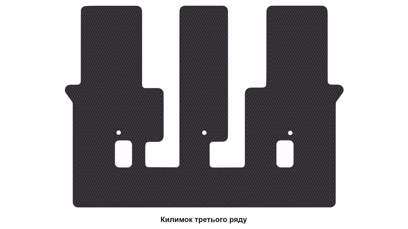 Interior mats for the Kia Carnival (KA4) 2020-… IV generation EU Minivan 8-seater - Фото 4