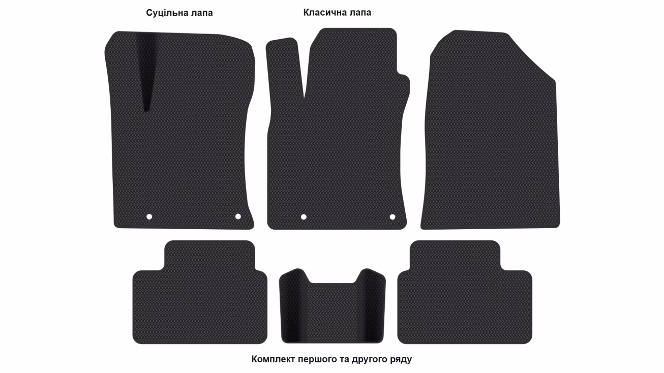 Interior mats for the Kia ProCeed (CD) 2018-2024 III generation EU Universal 5-door - Фото 2