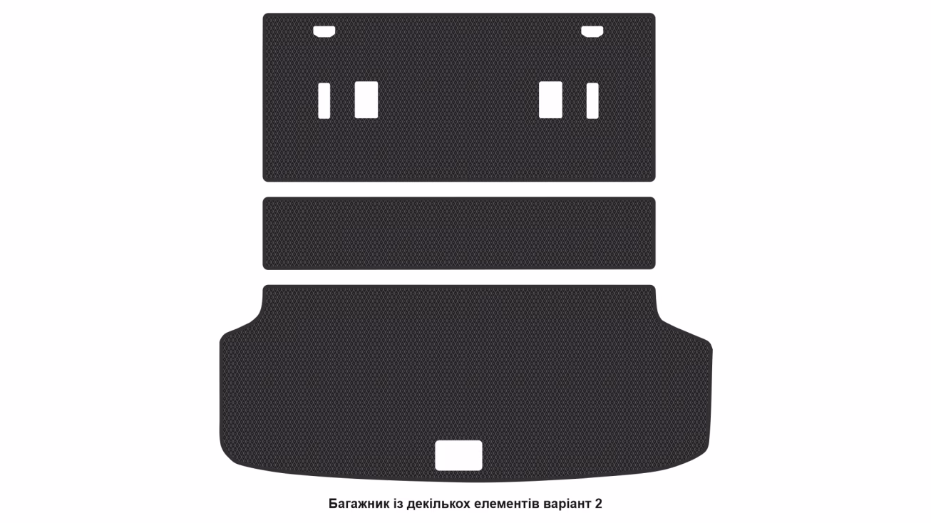 Interior mats for the Kia EV9 2023-… I generation EU Crossover 7-seater - Фото 5