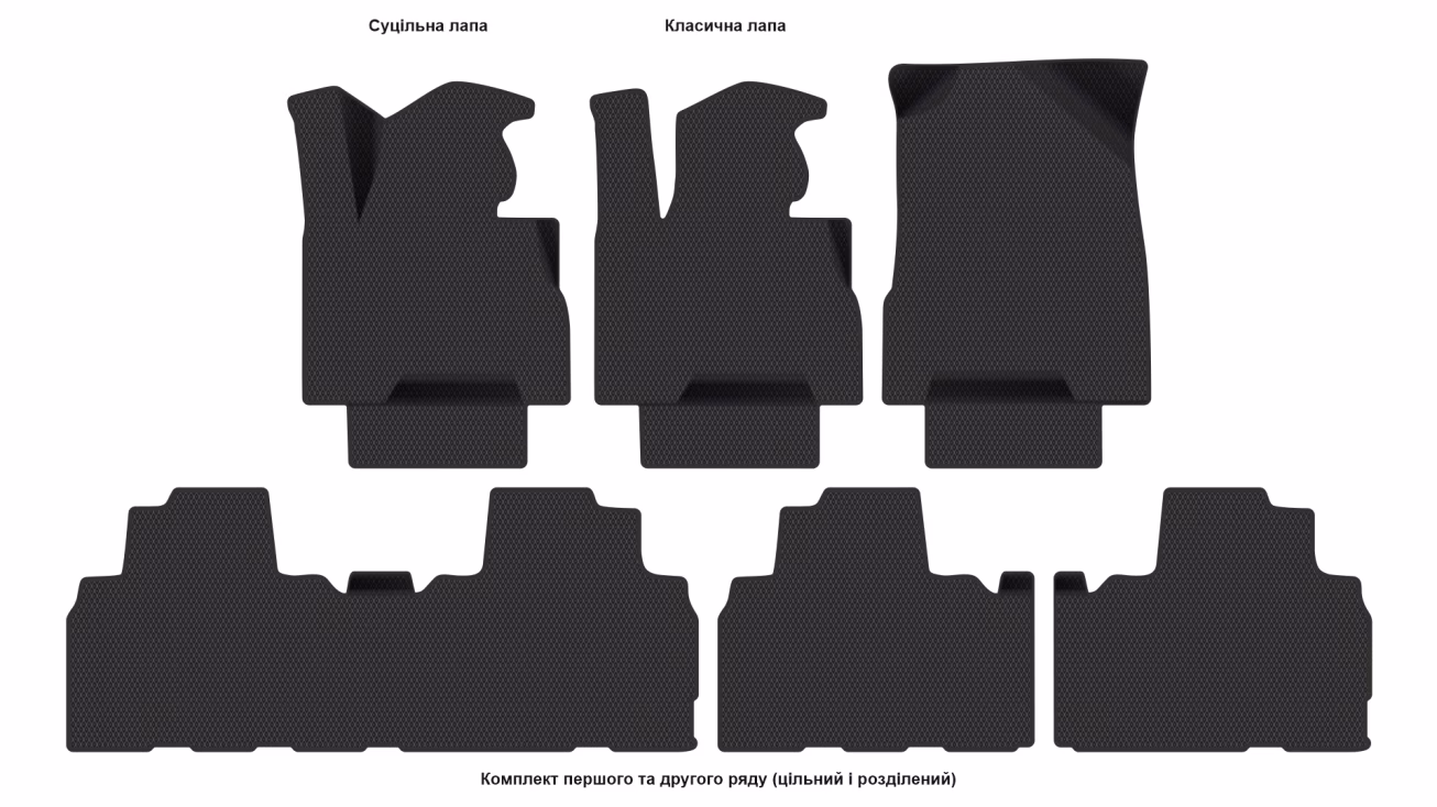 Interior mats for the Kia EV5 2023-… I generation CN Crossover - Фото 2