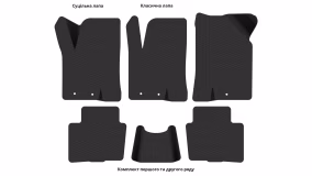 Interior mats for the Kia Soul (AM) 2008-2013 I generation EU Crossover - Фото 5