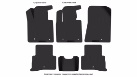 Interior mats for the Kia Sportage (QL) 2015-2021 IV generation EU Crossover - Фото 2