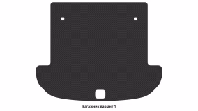 Interior mats for the Kia Sorento (UM) 2014-2020 III generation Crossover 7-seater - Фото 3
