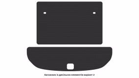 Interior mats for the Kia Sorento (UM) 2014-2020 III generation Crossover 7-seater - Фото 4