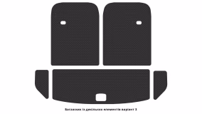 Interior mats for the Kia Sorento (UM) 2014-2020 III generation Crossover 7-seater - Фото 5