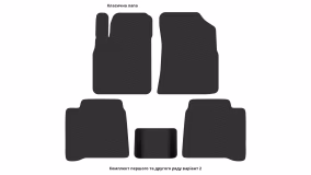 Interior mats for the Kia Magentis Kia Optima (EF) 2001-2005 I generation EU Sedan - Фото 3