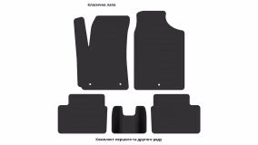 Interior mats for the Kia Picanto 2017-… III generation EU Hatchback - Фото 2