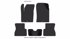 Interior mats for the Kia Picanto (TA) 2011-2017 II generation EU Hatchback - Фото 3