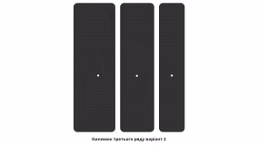 Interior mats for the Kia Carnival (YP) 2014-2020 III generation EU Minivan 7-seater - Фото 3
