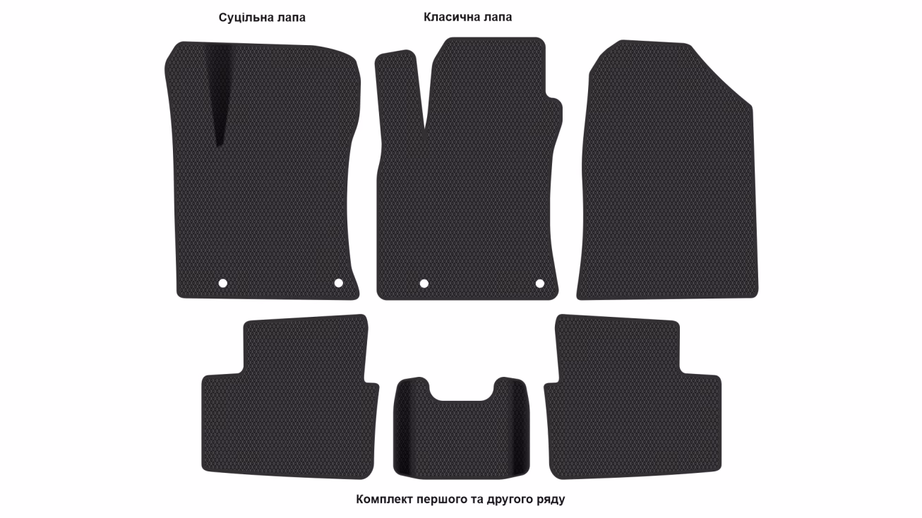 Interior mats for the Kia Ceed (CD) 2018-2021 III generation EU Universal pre-restyling - Фото 2
