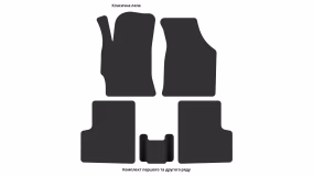 Interior mats for the Kia Sephia 1993-1998 I generation EU Sedan - Фото 2