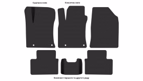 Interior mats for the Kia Ceed (CD) 2018-2021 III generation EU Hatchback pre-restyling - Фото 4