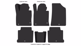 Interior mats for the Kia K5 (JF) 2015-2020 IV generation KR Sedan - Фото 4