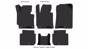 Interior mats for the Kia Forte (YD) 2016-2018 III generation US Sedan restyling - Фото 3