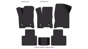Interior mats for the LADA Vesta 2015-… I generation EU Sedan - Фото 3