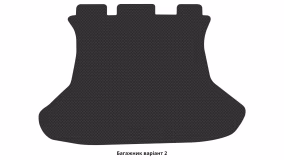 Interior mats for the LADA 2112 1995-2015 I generation EU Hatchback - Фото 2