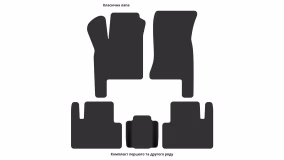 Interior mats for the LADA 2112 1995-2015 I generation EU Hatchback - Фото 4