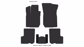 Interior mats for the LADA Largus 2012-… I generation EU Universal 7-seater - Фото 4