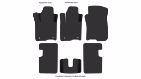 Interior mats for the Lancia Ypsilon (846) 2011-2025 III generation EU Hatchback - Фото 2