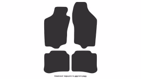 Interior mats for the Lancia Dedra 1989-2000 I generation EU Sedan - Фото 2