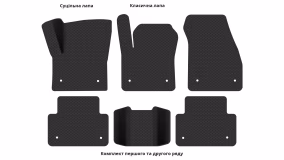 Interior mats for the Land Rover Range Rover Evoque (L551) 2018-… II generation EU Crossover - Фото 3