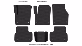 Interior mats for the Land Rover Discovery Sport 2014-2019 I generation EU Crossover pre-restyling 7-seater - Фото 5