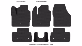 Interior mats for the Land Rover Freelander (L359) 2006-2014 II generation EU Crossover - Фото 4
