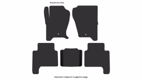 Interior mats for the Land Rover Range Rover Sport (L320) 2005-2009 I generation EU Crossover pre-restyling - Фото 3