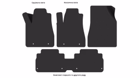 Interior mats for the Lexus RX 300 (XU30) 2003-2009 II generation EU Crossover - Фото 3