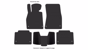 Interior mats for the Lexus LS 460 (UCF40) 2006-2017 IV generation US Sedan - Фото 3