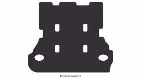 Interior mats for the Lexus LX 470 (UZJ100) 1998-2007 II generation EU Crossover 7-seater - Фото 2