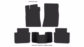 Interior mats for the Lexus GS 300 (JZS160-JZS161) 1997-2005 II generation EU Sedan - Фото 3