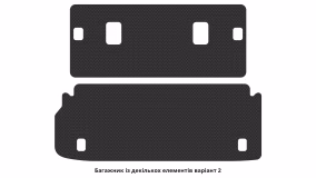 Interior mats for the Lexus GX 460 (URJ150) 2013-2023 II generation EU Crossover restyling 7-seater - Фото 2